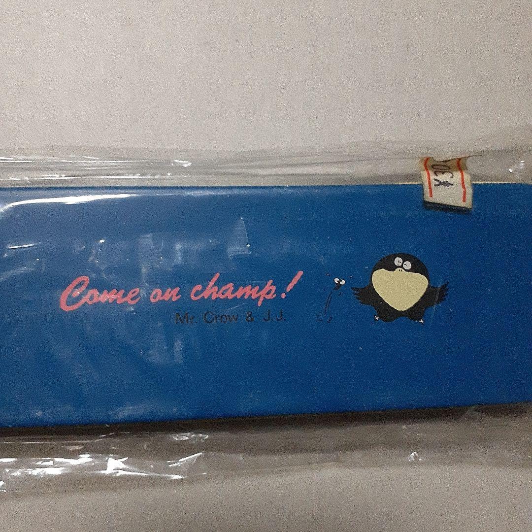 Amazon.co.jp: レトロ ミツカン Mr. Crow J.J. 下敷 缶ペン ケース